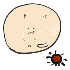 [LINEスタンプ] まぁるいねこ