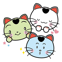 [LINEスタンプ] 七福にゃんこ