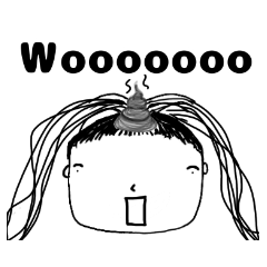 [LINEスタンプ] 髪コちゃん
