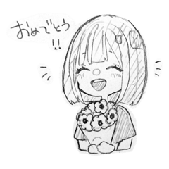 [LINEスタンプ] 量産型女の子スタンプ