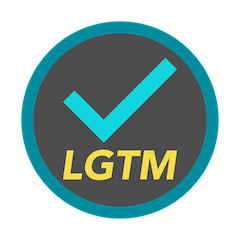 LGTM ！  英語の略語スタンプ