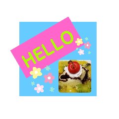 [LINEスタンプ] cake写メ