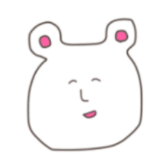 [LINEスタンプ] だれでも描けるくま