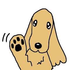 [LINEスタンプ] 犬種別！E・コッカースパニエル（英語）