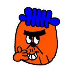 [LINEスタンプ] オレンジ！かつ君