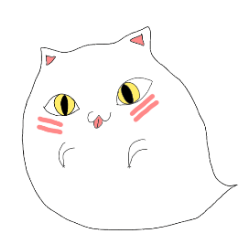 [LINEスタンプ] おばけねこ1 基礎編