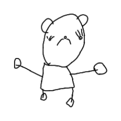 [LINEスタンプ] 3歳児の書いた絵