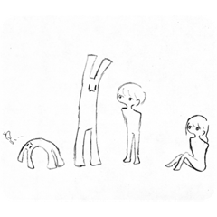 [LINEスタンプ] 変なラクガキ