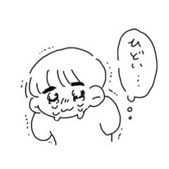 [LINEスタンプ] ひどい(；＿；)