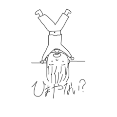 [LINEスタンプ] Black and white2