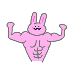 [LINEスタンプ] うさぎと時々くま