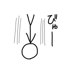 [LINEスタンプ] 棒人間のキモチ①