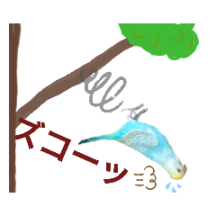 [LINEスタンプ] セキセイインコのニイコちゃんパート3