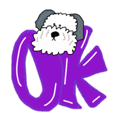 [LINEスタンプ] one犬用