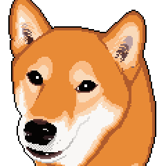 [LINEスタンプ] 柴犬 フェイス