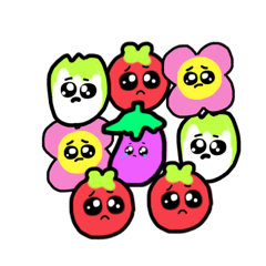 [LINEスタンプ] ぴえおやさい