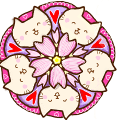 [LINEスタンプ] ねこはな2 ねこのお花