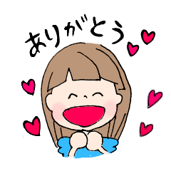 [LINEスタンプ] ぱっつん女子のまいにちすたんぷ