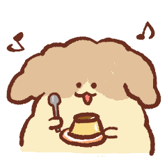 [LINEスタンプ] そらとぶふわもこわんこ