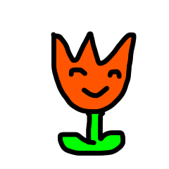 [LINEスタンプ] 強めの花たち