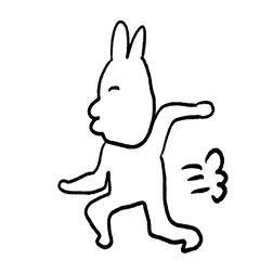 [LINEスタンプ] 人生楽しいウサギ2