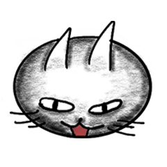 [LINEスタンプ] 濃い顔のいいわけ猫