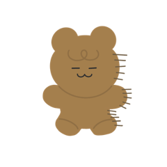 [LINEスタンプ] BBO bearの感情日記の画像（メイン）