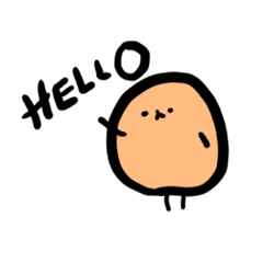 [LINEスタンプ] あいさつ…なのかな。