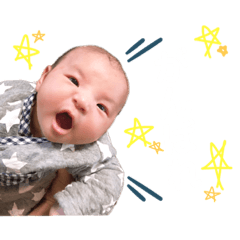[LINEスタンプ] 我が家の大将るいさん2