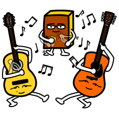 [LINEスタンプ] Routine(Acoustic inst. unit)