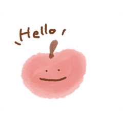 [LINEスタンプ] ゆるめくだものスタンプ