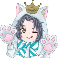 [LINEスタンプ] かわいい猫の男の子