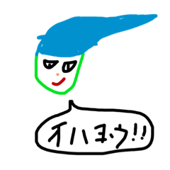 [LINEスタンプ] テンションで髪型が変わるソラくん