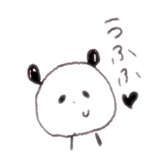 [LINEスタンプ] かたちもサイズもバラバラ、パンダさん