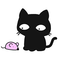 [LINEスタンプ] 毎日が黒猫