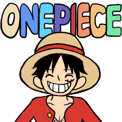 [LINEスタンプ] ONE PIECE × moaloco