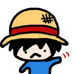 [LINEスタンプ] ONE PIECE 毎日ルフィ