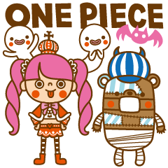 [LINEスタンプ] ONE PIECE ✖ toodle doodle スリラーバーク
