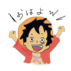 [LINEスタンプ] ONE PIECE まあまあヘタスタンプ