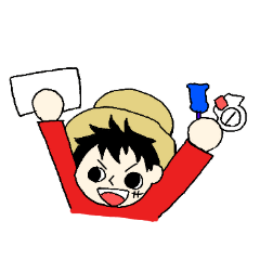 [LINEスタンプ] ONE PIECE × オリエンテーリング