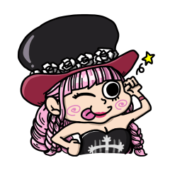 [LINEスタンプ] ONE PIECE〜CUTE GIRLS〜