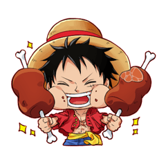 [LINEスタンプ] ONE PIECE キャラクターの日常スタンプ
