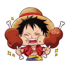 ONE PIECE キャラクターの日常スタンプ