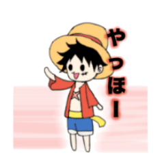 [LINEスタンプ] とりっぴーのONE PIECEスタンプ