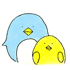 [LINEスタンプ] 空を飛びたいとりたち