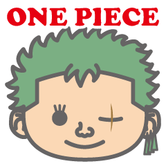 [LINEスタンプ] ONE PIECE ～ロロノア・ゾロ～
