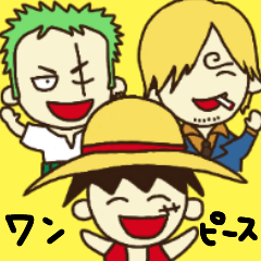 [LINEスタンプ] ONE PIECE コラボスタンプ by Mommy