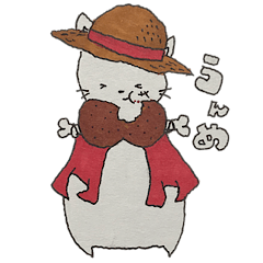 [LINEスタンプ] ONE PIECE ねこスタンプ