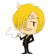 [LINEスタンプ] ぱたのONE PIECEサンジスタンプ