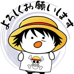 [LINEスタンプ] ONE PIECE [moo 1]